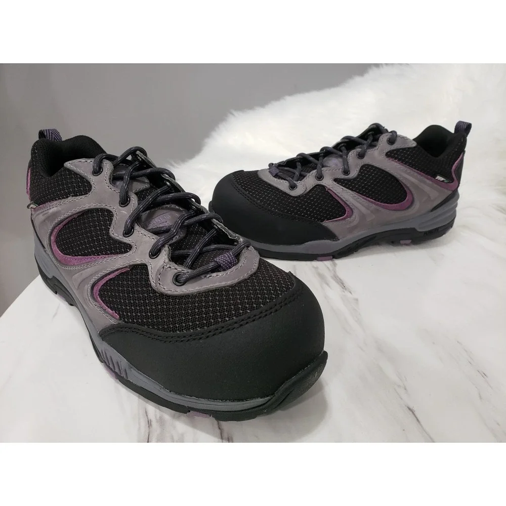 NEW Women's DANNER Boot Springfield Low Grey and Purple Size 9 WORK SHOES
